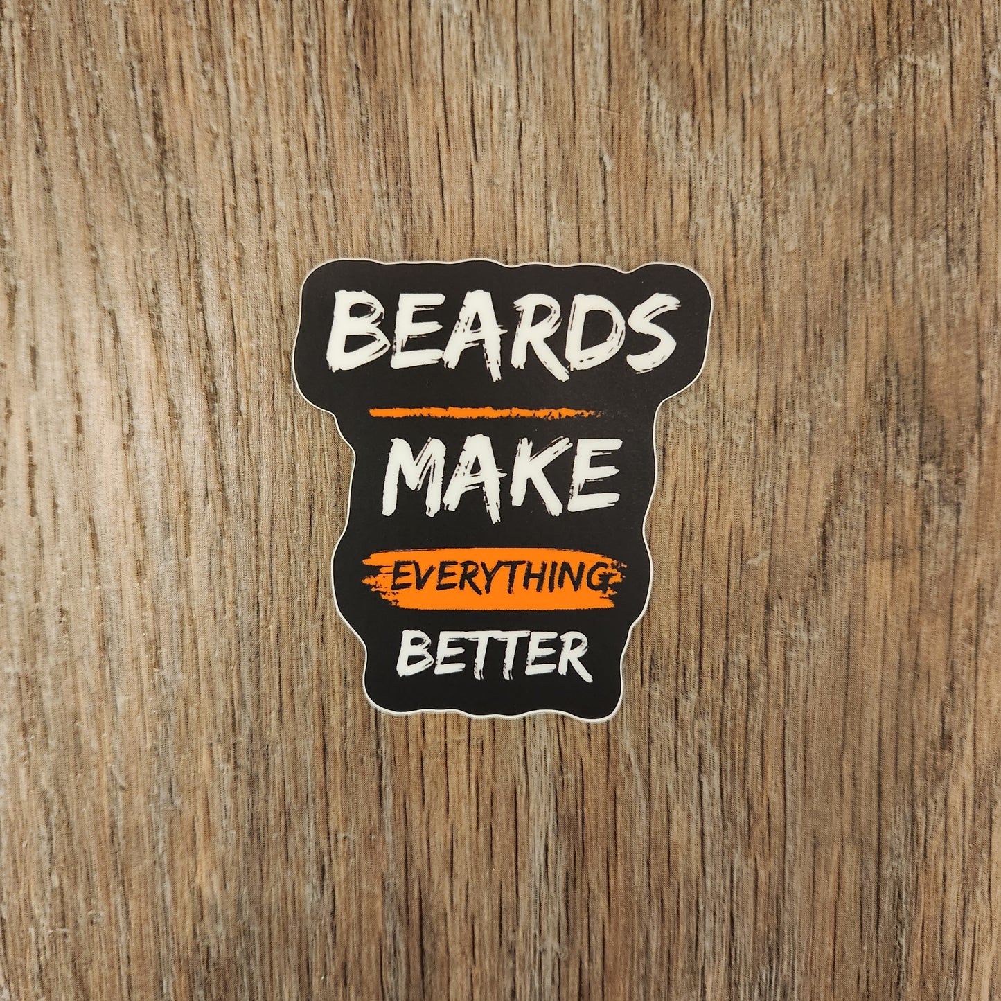 Vinyl Sticker Beards Make Everything Better