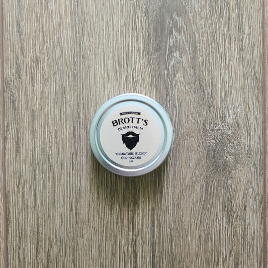 Old havana scented beard balm 1 ounce tin