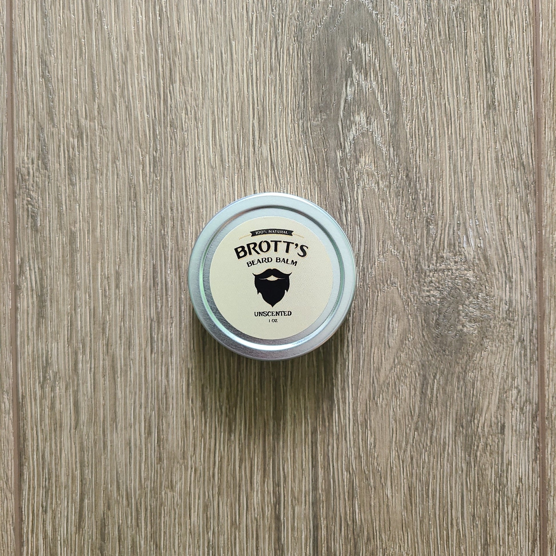 Unscented beard balm 1 ounce tin