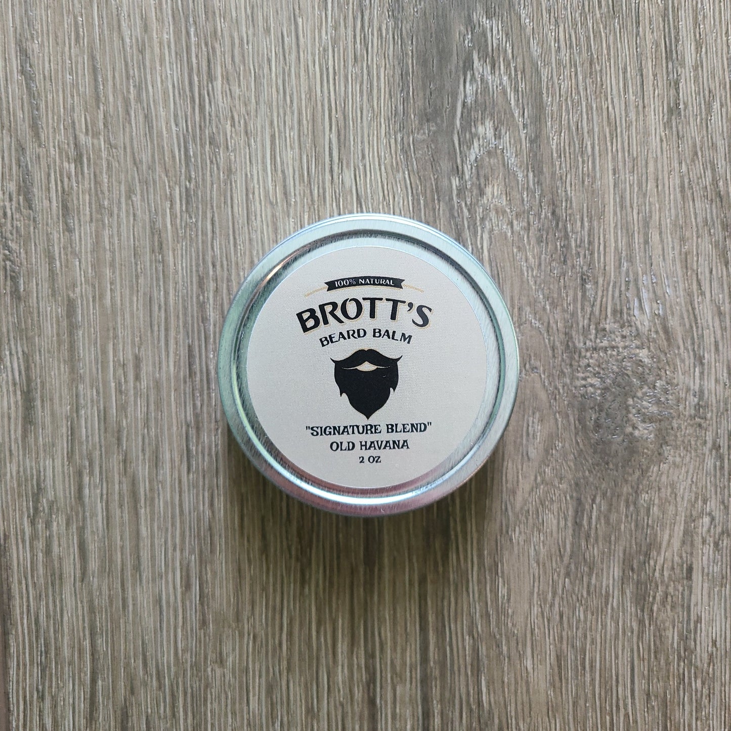 Old havana scented beard balm 2 ounce tin