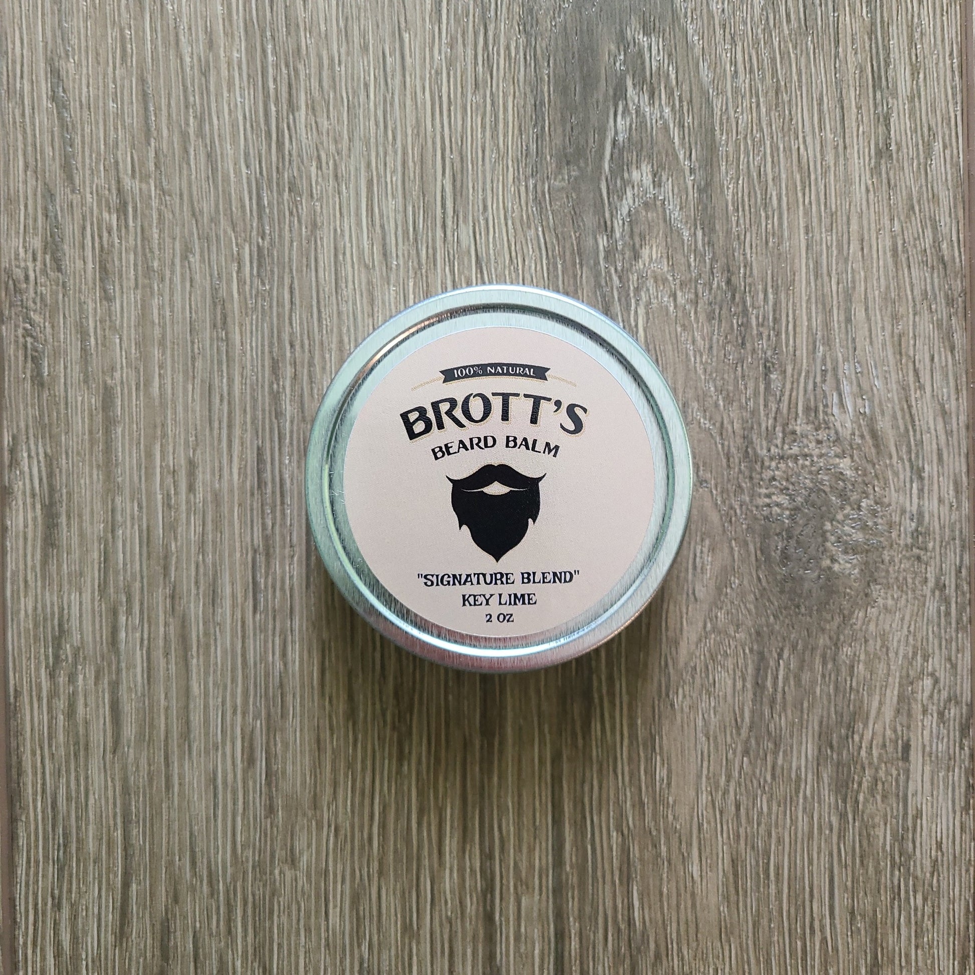 Key lime scented beard balm 2 ounce tin