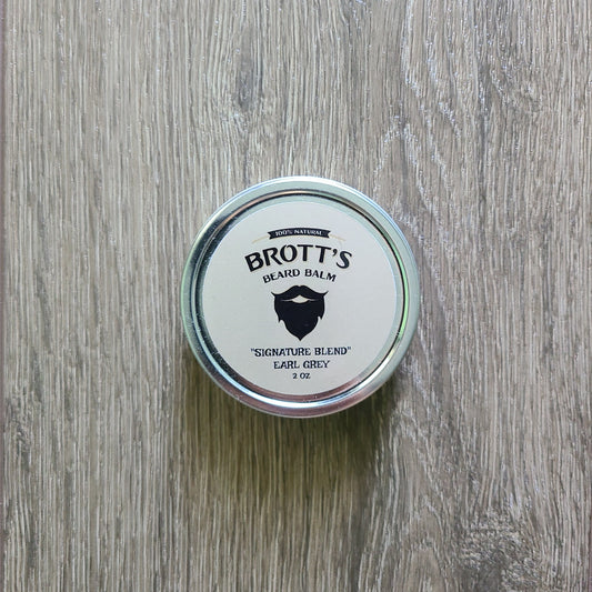 Earl grey scented beard balm 2 ounce tin