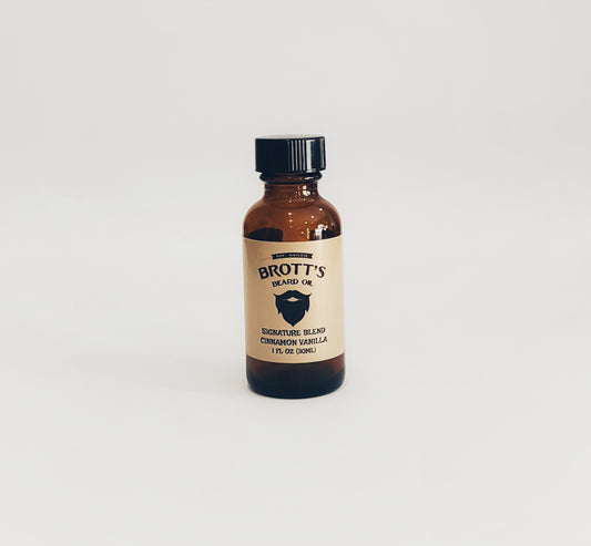 Cinnamon vanilla scented beard oil 1 ounce bottle