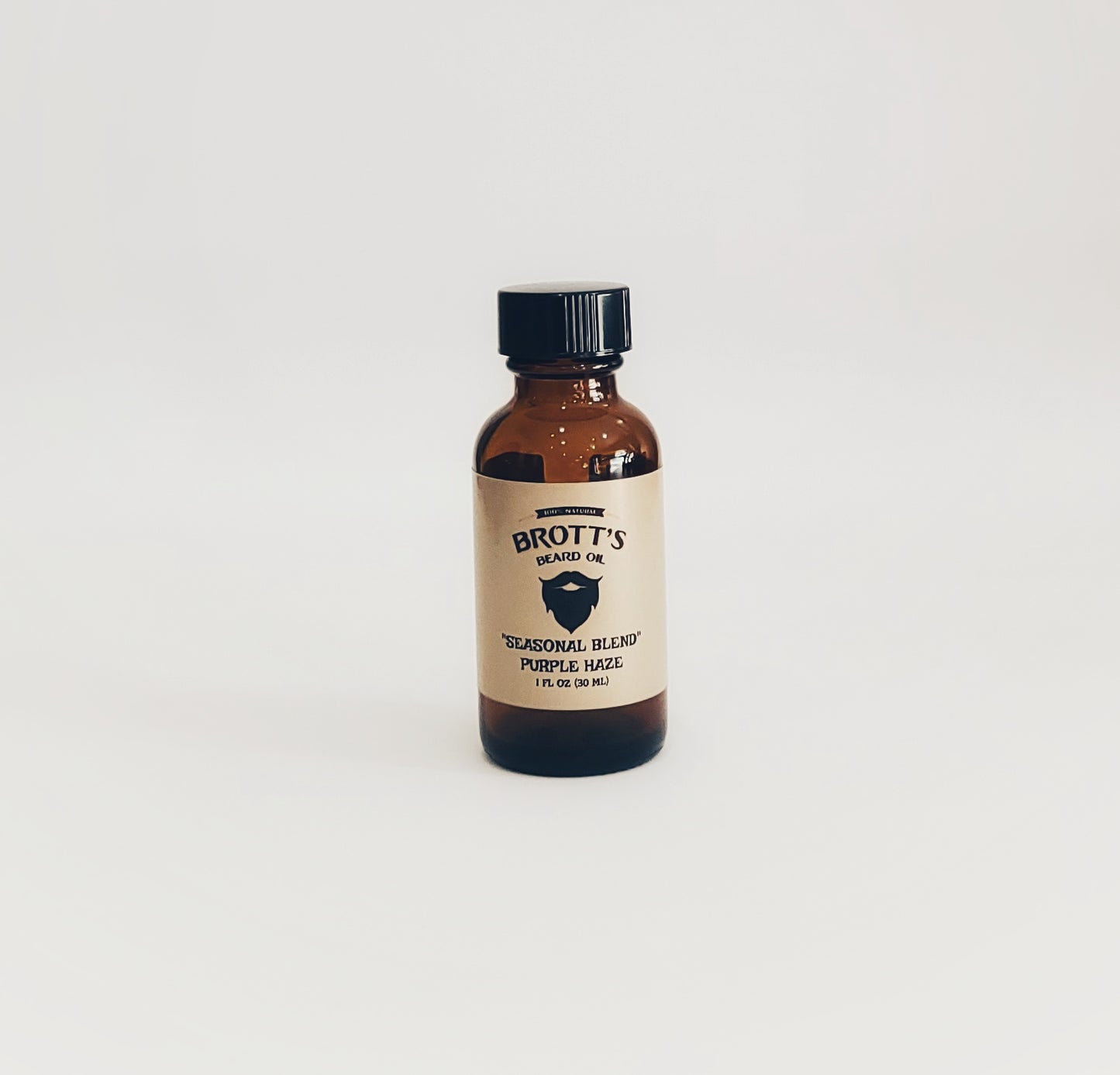 Purple haze scented beard oil 1 ounce bottle
