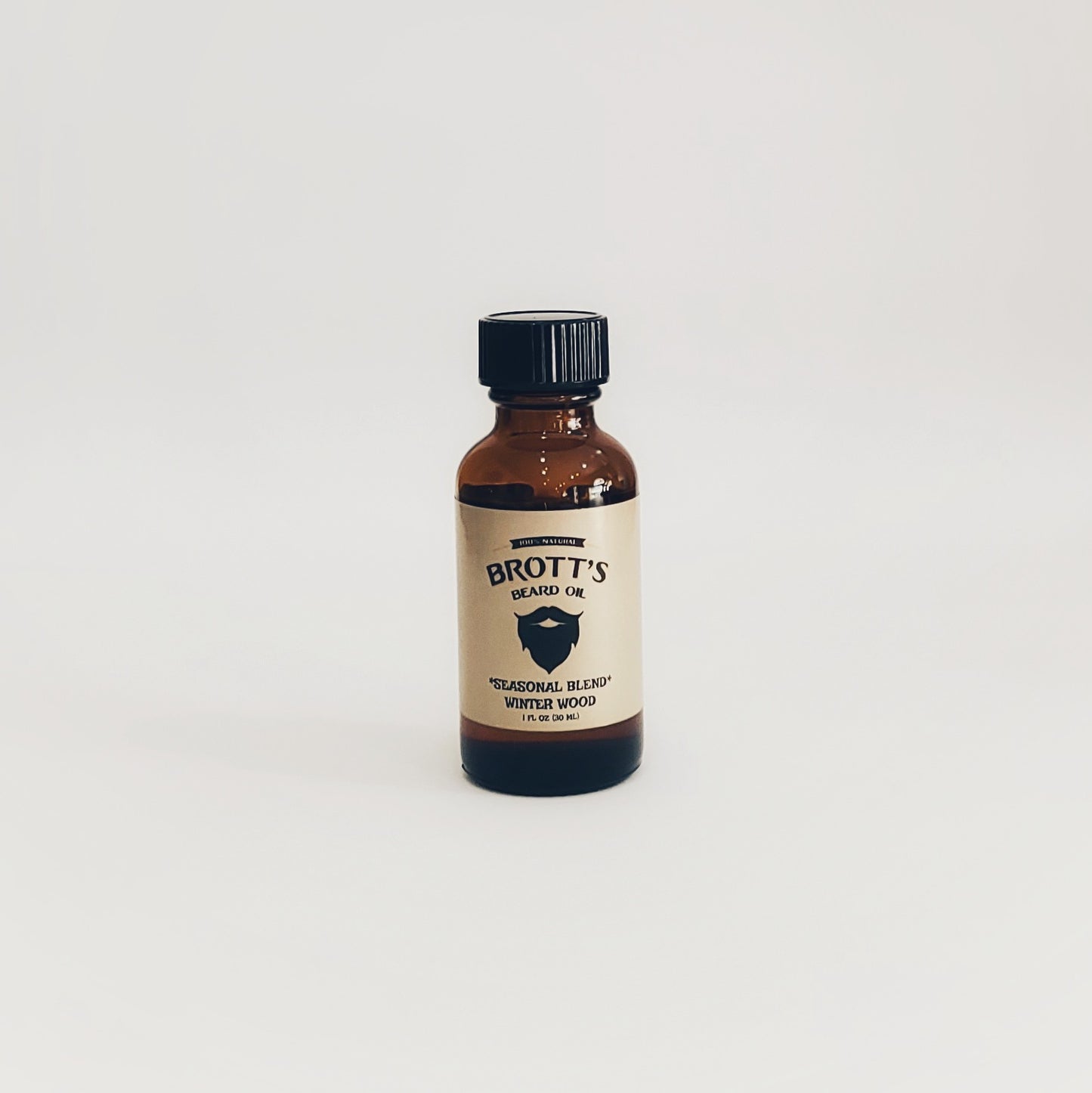 Winter wood scented beard oil 1 ounce bottle