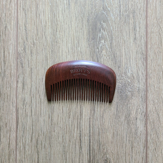 Sandalwood beard comb 3.75 inches