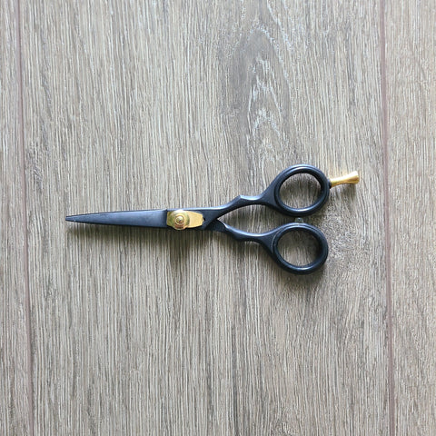 Five inch black beard scissors