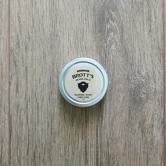 Candy cane scented beard balm 1 ounce tin