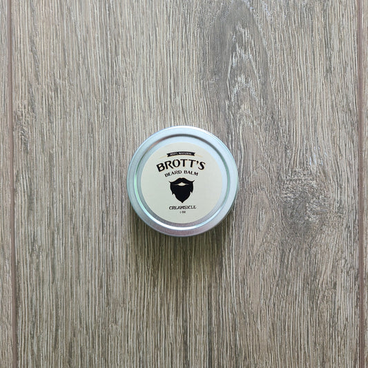 Creamsicle scented beard balm 1 ounce tin