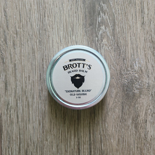 Old havana scented beard balm 2 ounce tin