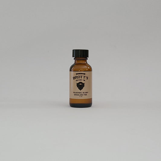 Woodland pine scented beard oil 1 ounce bottle