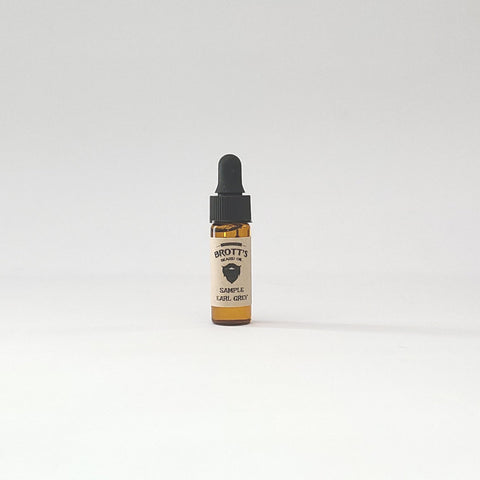 Sample size beard oil bottle 1 dram