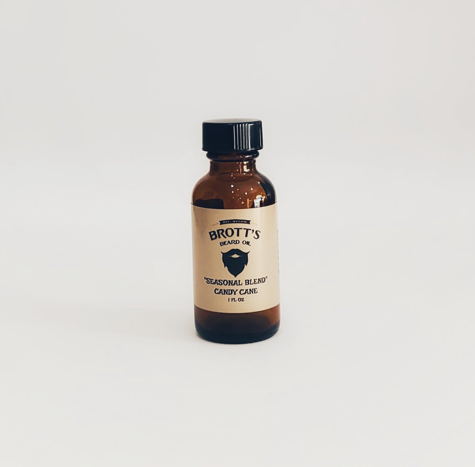 Candy cane scented beard oil 1 ounce bottle