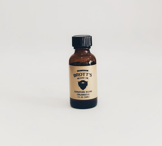Creamsicle scented beard oil 1 ounce bottle